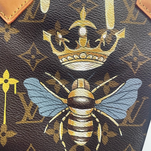 Louis Vuitton Speedy 30 Custom by New Vintage Handbags Las Vegas Queen Bee - Picture 3 of 16